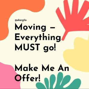 Moving! Make an offer!